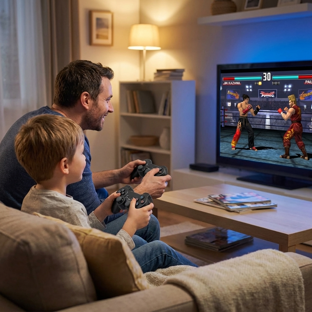 PIKSELAND™ - Konsola Retro Plug & Play + 2 Pady